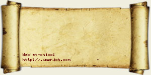 Milena Draganović vizit kartica